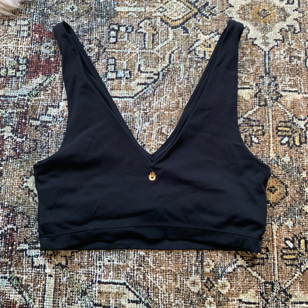 Spiritual Gangster | Ribbed Plunge Bra